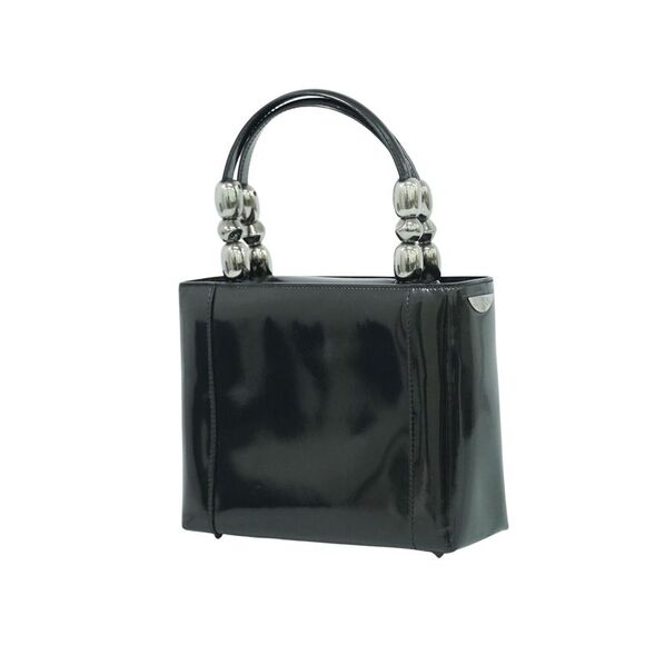 Dior Maris Pearl Black Patent Leather Handbag (Pre-Owned) - Picture 2 of 16